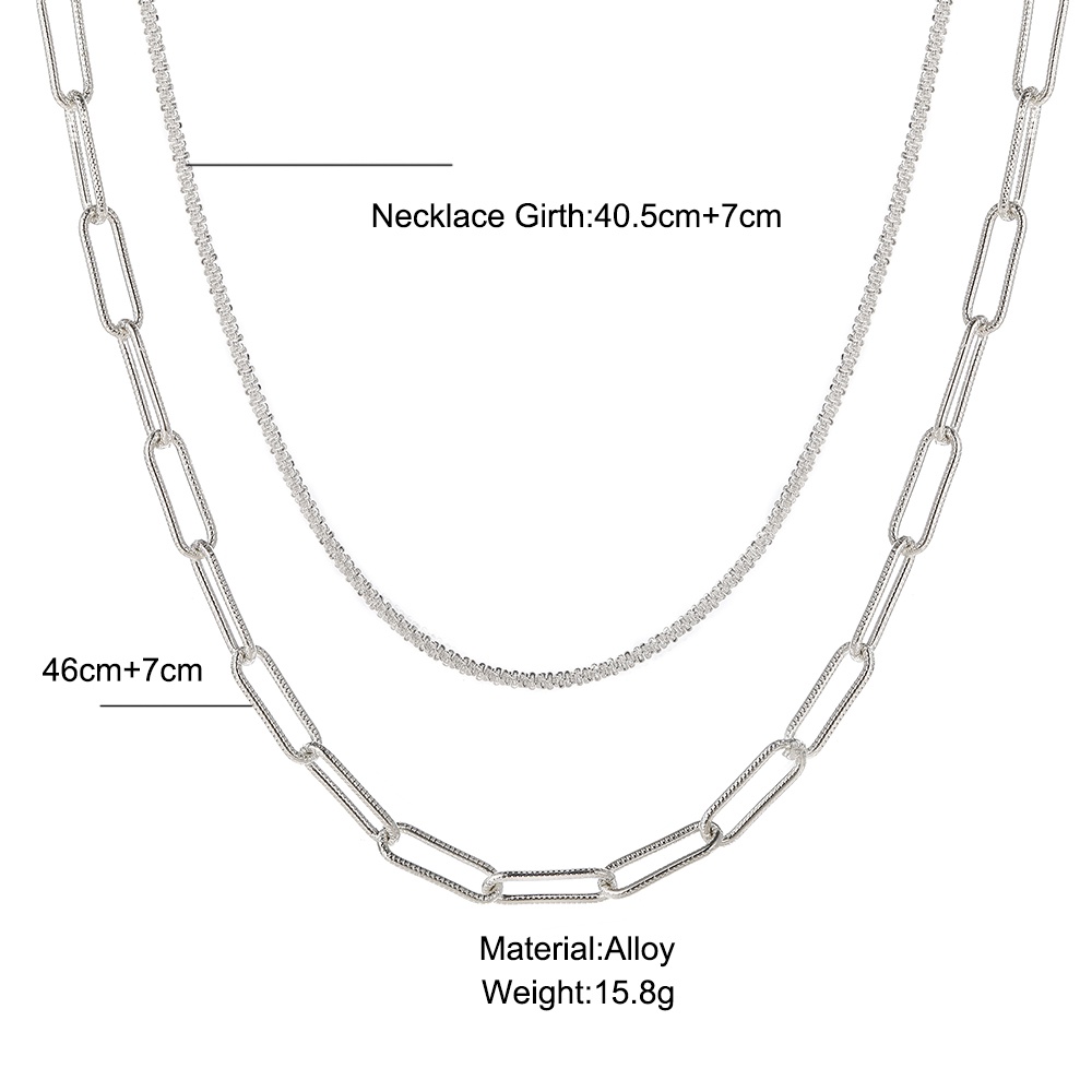 IF ME Bộ 2 Vòng Cổ Choker Kiểu Dáng Đơn Giản Thời Trang