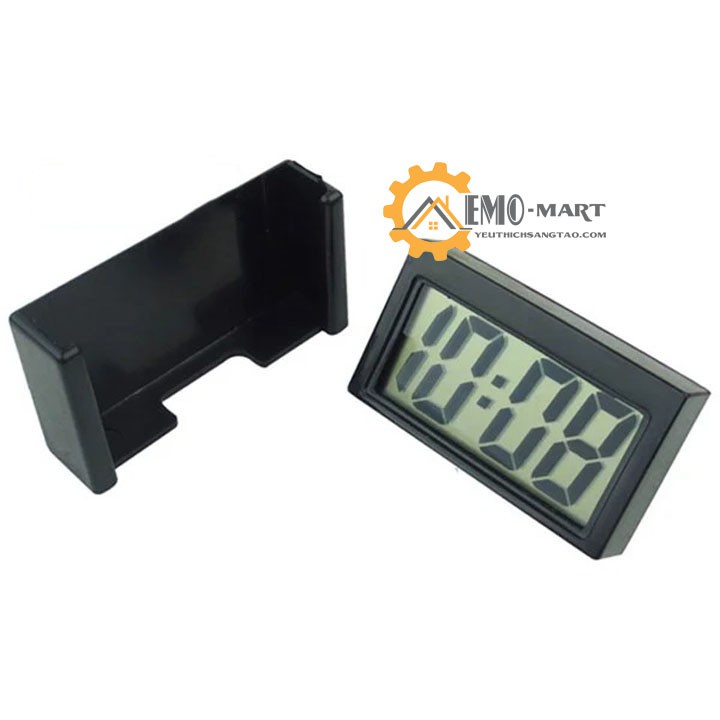 Đồng hồ điện tử mini V1 ⚡️𝗕𝗛 𝟭𝟮 𝗧𝗛𝗔́𝗡𝗚⚡️ Nhựa ABS cao cấp - Hiển thị giờ, ngày tháng