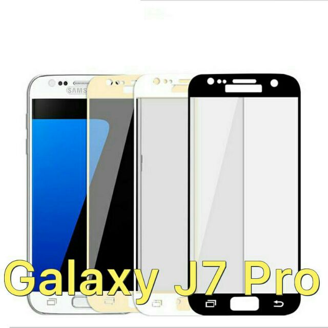 Dán kính cường lực full màn cho Galaxy J7pro