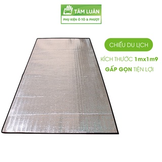 Chiếu du lịch gấp gọn Tâm Luân, kích thước 1m x 1m9, có lớp cách nhiệt