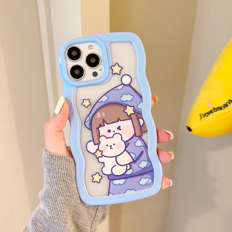 Ốp lưng iphone ốp Điện Thoại silicone acrylic Họa Tiết Hoạt Hình Cho Apple iPhone 14131211 Ốp lưng iphone ốp Điện Thoại mini Xinh Xắn Dành Cho Iphone promax XS XR xsmax se2020 678 plus