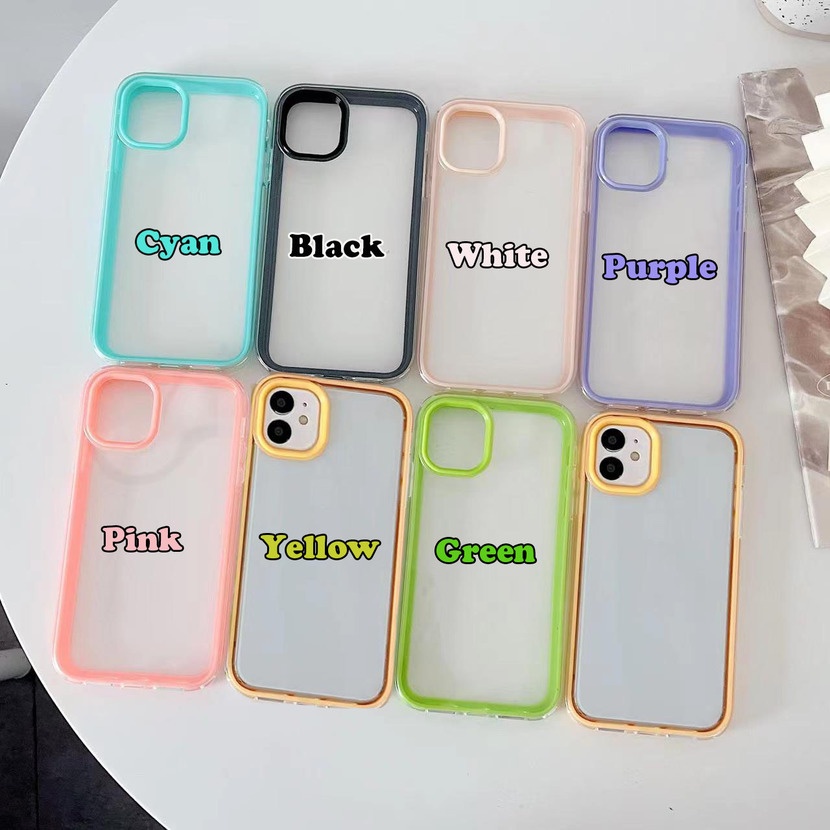 Ốp Điện Thoại TPU+PC Trong Suốt Chống Sốc Chịu Được Sức Nặng Cho OPPO Reno 6 5 5F 4F 5 4 Lite F11 F9 Pro