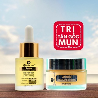 Bộ giảm mụn mờ thâm doctor care dành cho da dầu -serum tri mun d