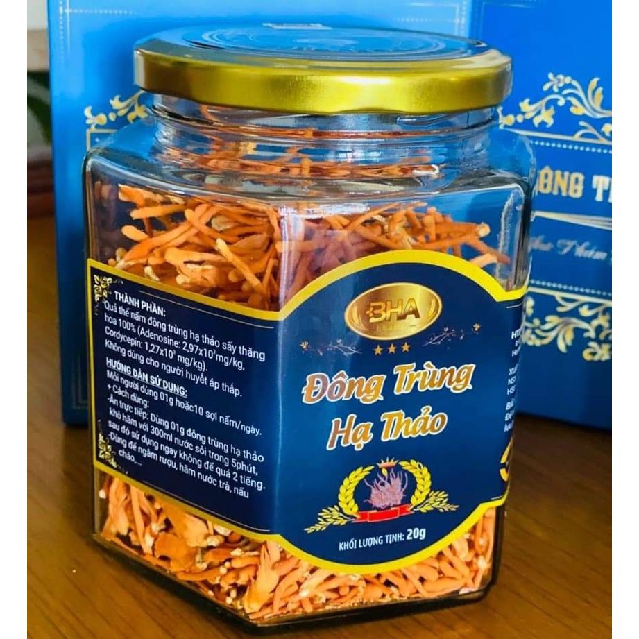 Đông trùng hạ thảo khô sấy thăng hoa BHA [chính hãng]- 20gr