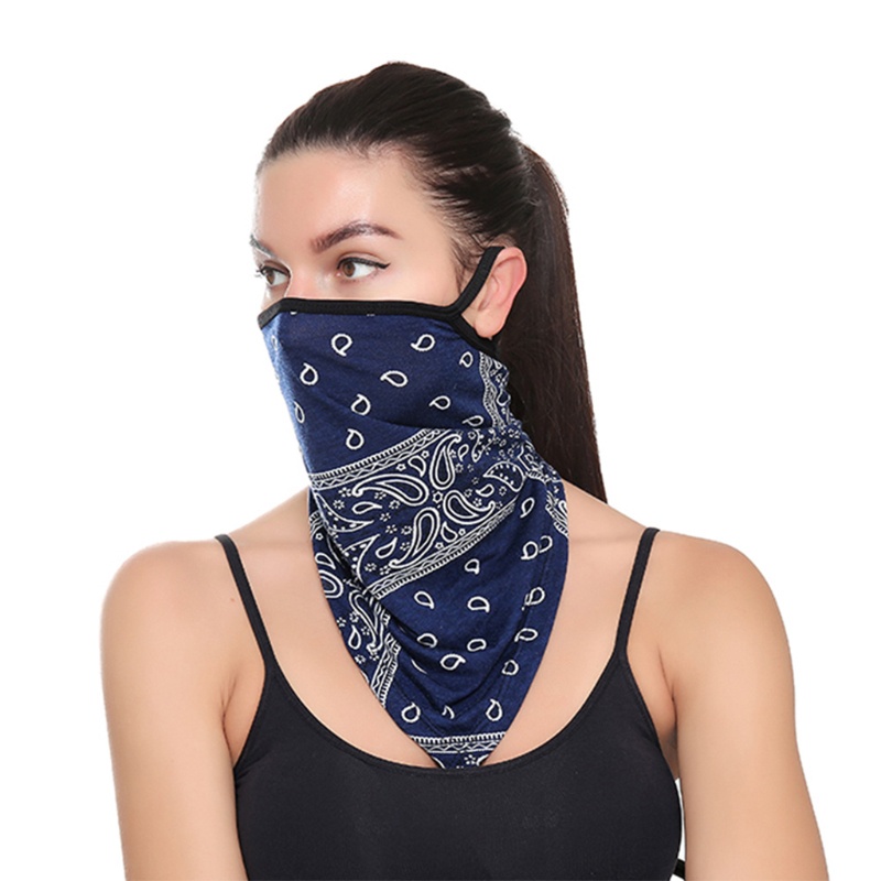 Khăn Choàng Cổ Thể Thao Hình Tam Giác In Họa Tiết Paisley Cho Nam Và Nữ