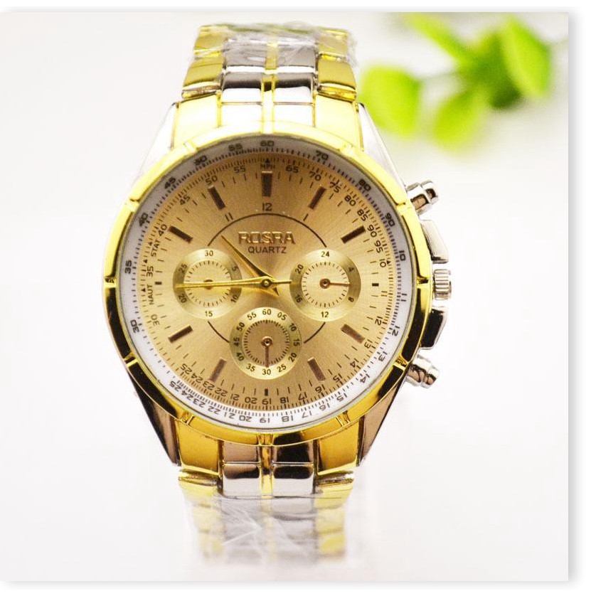Đồng hồ nam cao cấp Rosra thiết kế tinh tế, thanh lịch, thể hiện sự sang trọng, lịch lãm 5481