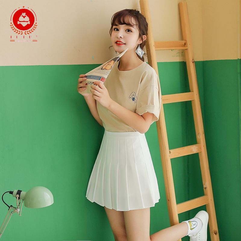 Chân Váy Nữ Lưng Cao Xếp Ly Thời Trang Hàn | BigBuy360 - bigbuy360.vn