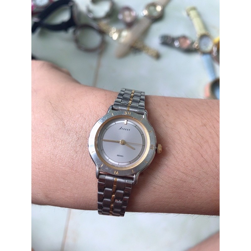 đồng hồ nữ seiko avenue (used) size 28mm