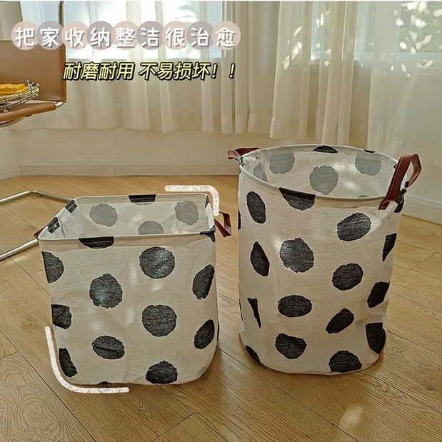Đồ nội thất trong nhà kẻ sọc sáng tạo Có thể gập lại Giỏ lưu trữ dung lượng lớn