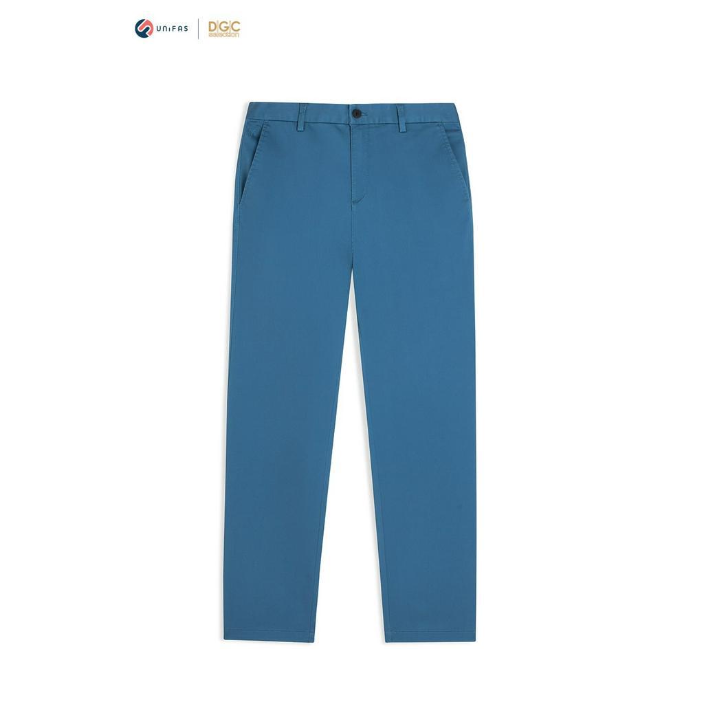 Quần dài nam khaki DGC-SQKBC02M dáng ôm, không ly, chất liệu cotton, thoáng mát, thấm hút tốt