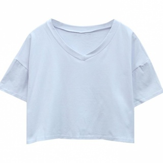Áo Croptop Nữ Form Rộng Cổ Tim