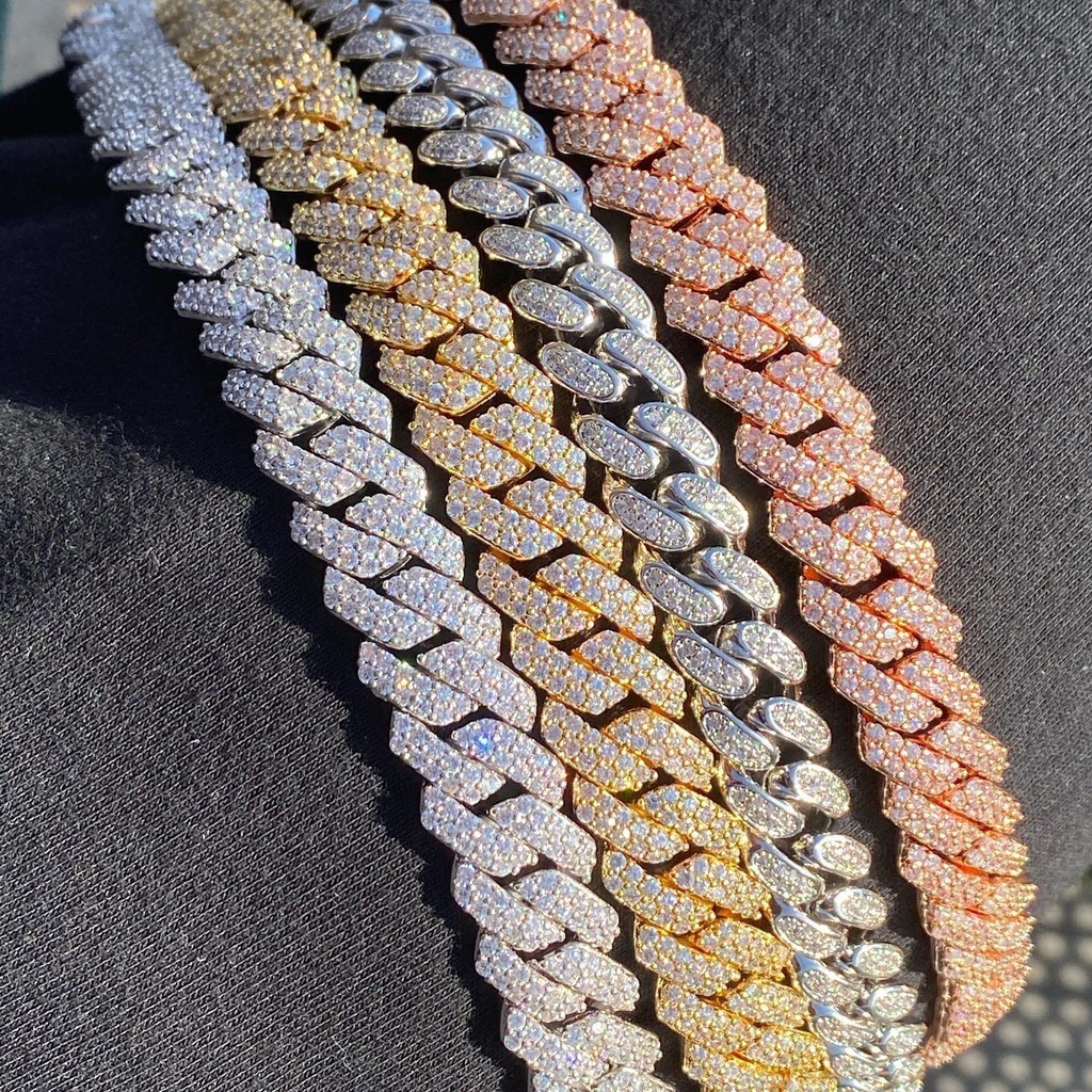 Lắc tay - dây chuyền Cuban miami prong