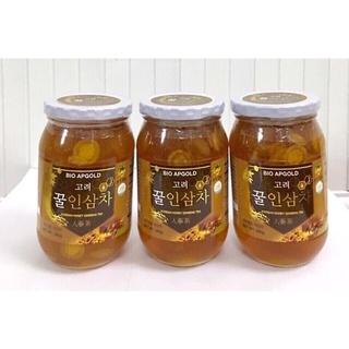 Hũ sâm tươi thái lát ngâm mật ong bio apgold