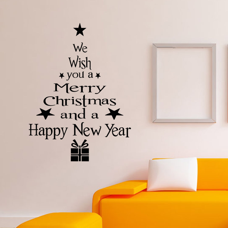 Christmas Decor Wall Window Stickers Merry Christmas Decorations for Home Noel Xmas Gifts Christmas Ornaments New Year 2021