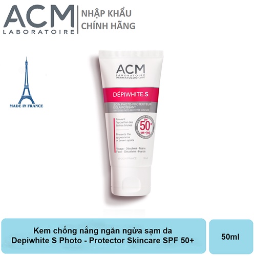 [TEM CTY] ACM Depiwhite S Photo - Protector Skincare SPF 50+ 40mL - Kem chống nắng ngăn ngừa sạm da