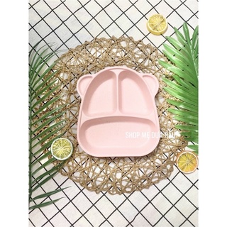 🌸 FREE SHIP 🌸 Khay ăn dặm hình gấu 🐻