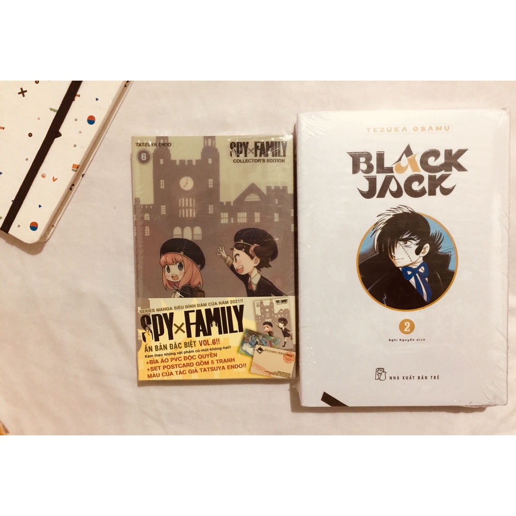 Combo Spy X Family 6 (Collector's Edition) & Black Jack 2 (Bìa cứng)