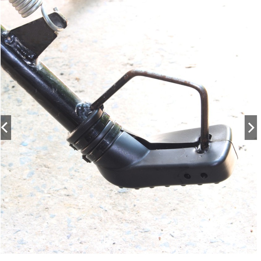 Bọc chân chống xe máy cao su nẹp sắt chồng trầy xước nền nhà, đỡ sước chân nếu bị vướng