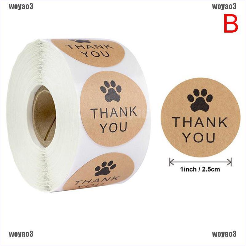 Bộ 500 Miếng Dán Chữ Thank you for your order