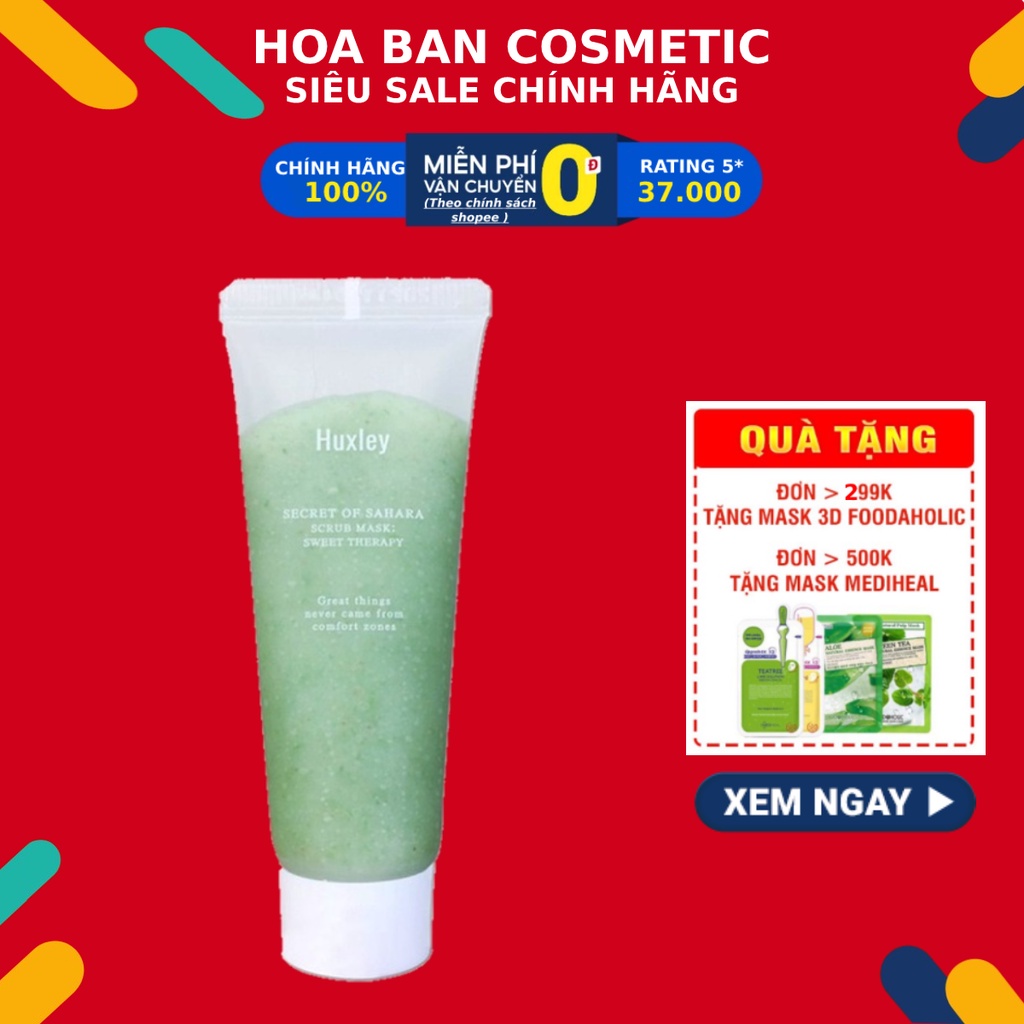 Mặt Nạ Tẩy Tế Bào Chết Huxley Scrub Mask: Sweet Therapy 30g - Huxley Mini | BigBuy360 - bigbuy360.vn