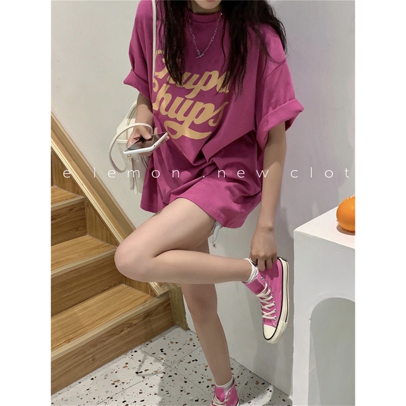 Áo Thun Tay Ngắn In Chữ Thời Trang Dành Cho Nữ