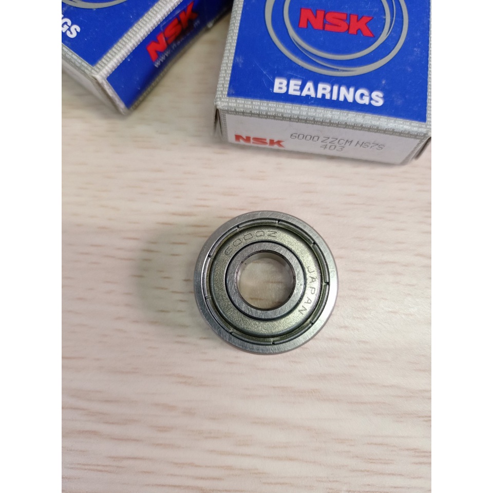 COMBO 10c Vòng bi, bạc đạn NSK 6000 ZZCM