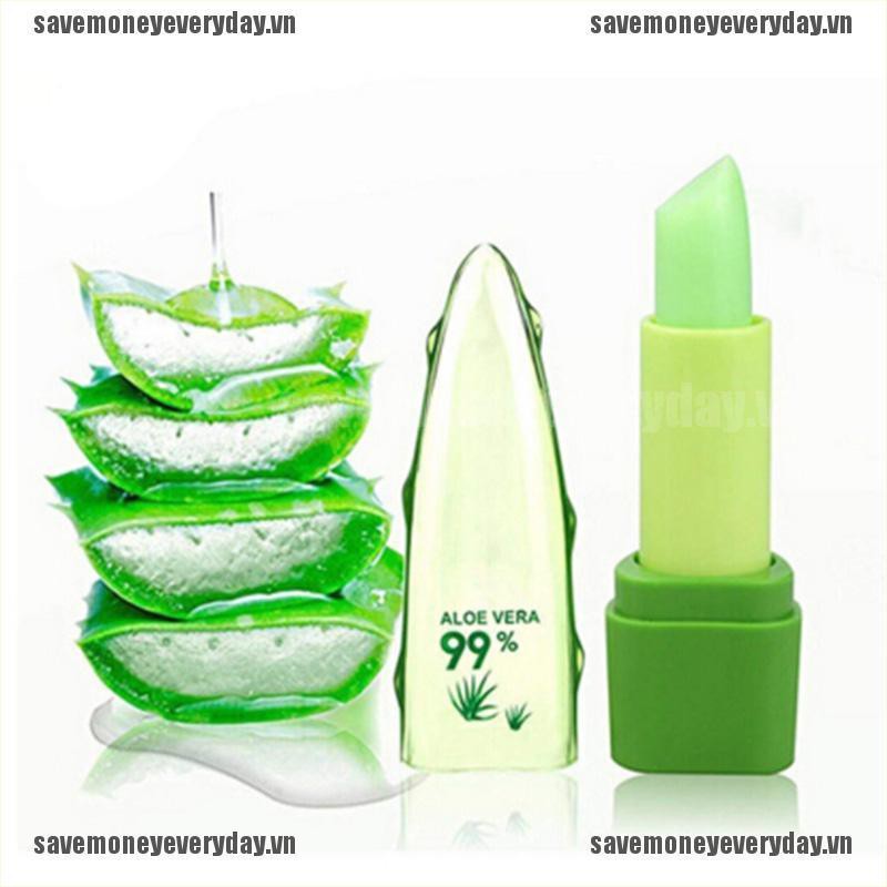 [Hàng mới về] Thỏi son dưỡng môi màu sắc thay đổi theo nhiệt độ làm từ nha đam tự nhiên | BigBuy360 - bigbuy360.vn