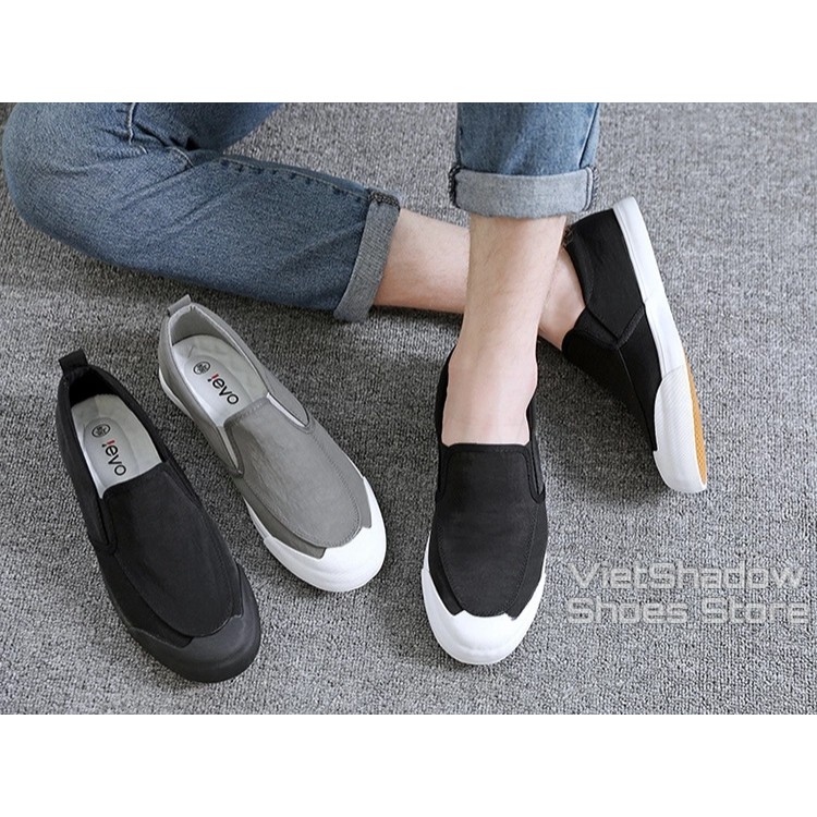 Slip on nam LEYO - Giày lười vải nam - Vải polyester 3 màu - Mã SP A1109 | BigBuy360 - bigbuy360.vn