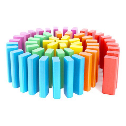 Bộ rút gỗ 54 thanh màu size to cỡ lớn