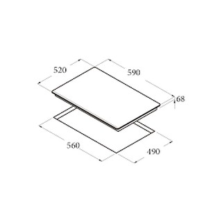 Bếp Từ Cata IB 603 BK/WH