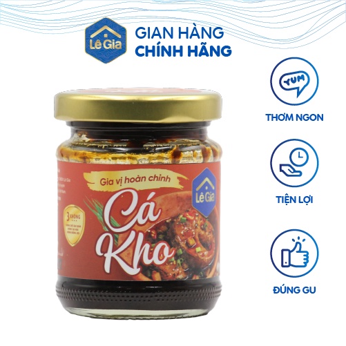 XỐT Gia vị hoàn chỉnh cá kho 180g - Lê Gia