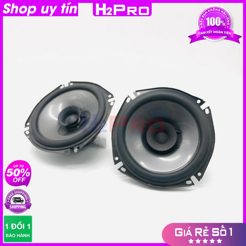 [RẺ VÔ ĐỊCH] Đôi loa toàn dải bãi bass 14 H2Pro, vành 15.5cm, 60W-8 ôm, từ 80-côn 30.5mm, loa toàn giải xịn bass ấm, lời