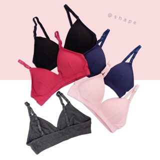 Bra shape trơn thun gân