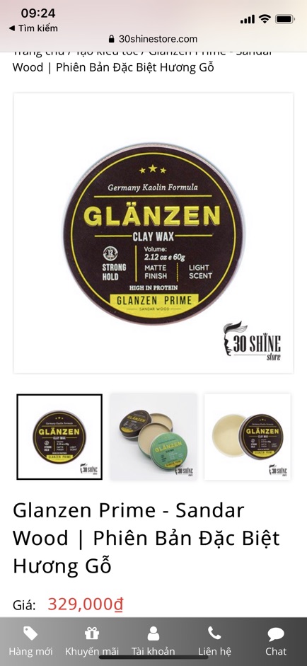 Glanzen Prime - Sandar Wood | Phiên Bản Đặc Biệt Hương Gỗ