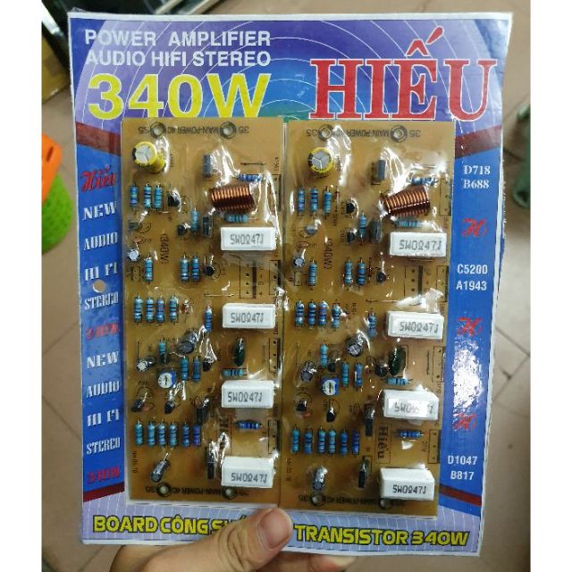 Bo công suất 8 sò 2 vế 340w