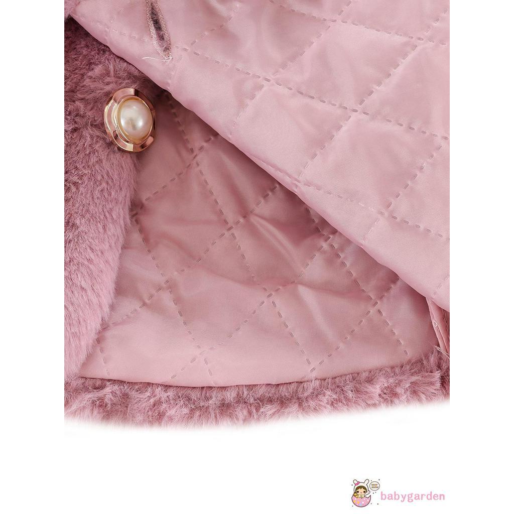 Áo Khoác Cardigan Đính Nơ Ấm Áp Cho Bé Gái