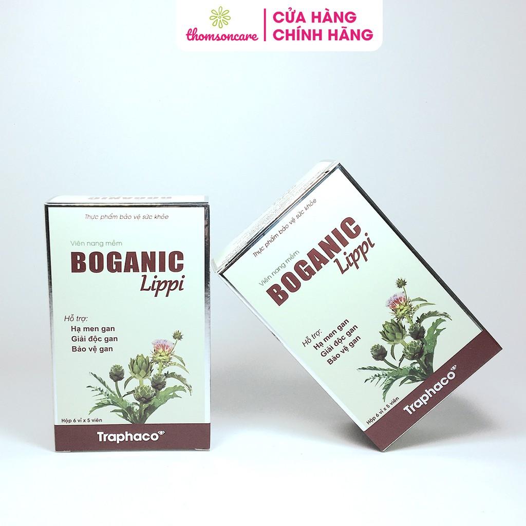 Boganic Lippi - giải độc gan, hạ mỡ máu - bảo vệ gan - Chính hãng Traphaco