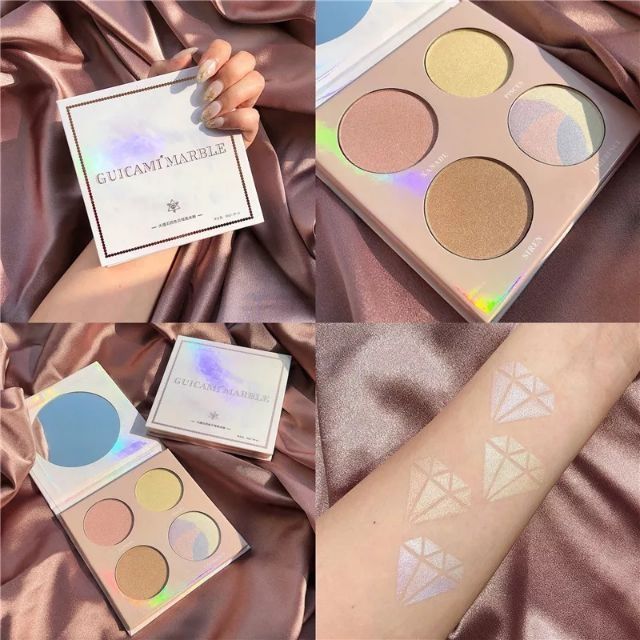 BẮT SÁNG + MÁ HỒNG + TẠO KHỐI CĂNG BÓNG HIGHLIGHTER GUICAMI MARBLE | BigBuy360 - bigbuy360.vn