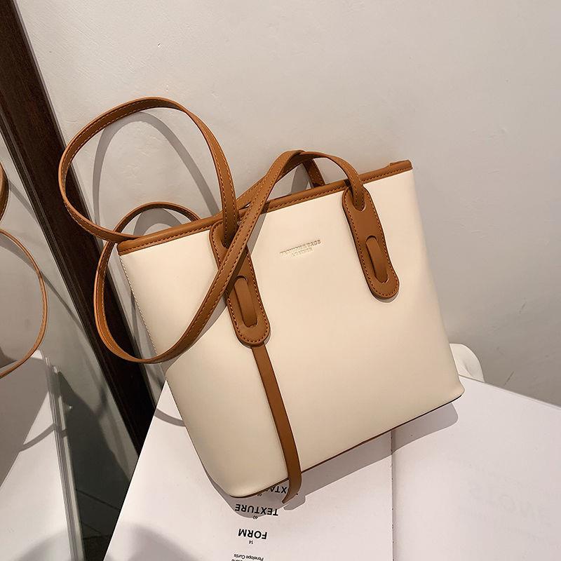 Túi Xách Đeo Vai Thiết Kế Phong Cách Pháp Sức Chứa Lớn Thời Trang Thu Đông Mới Cho Nữ