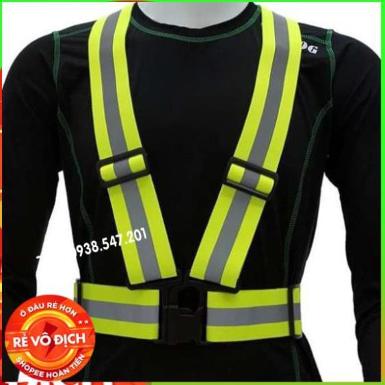 Dây phản quang ban đêm siêu sáng thun co dãn đi xe máy, đi phượt