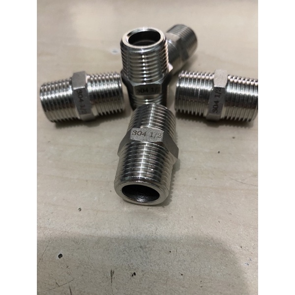 2 Đầu Ren inox 201,304 Phi 13,17,21,27