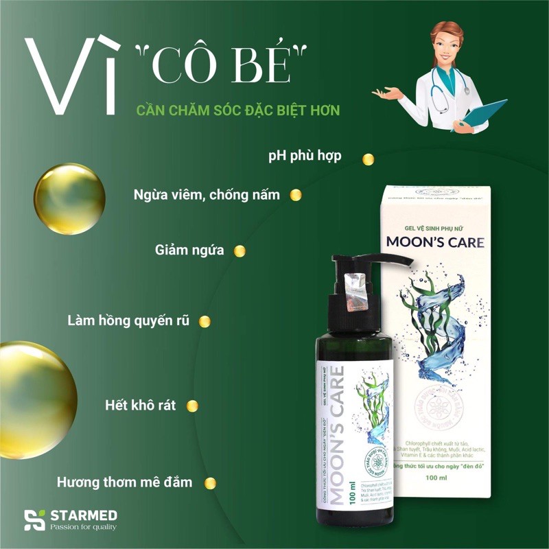 Moon' Care gel vệ sinh phụ nữ 100ml