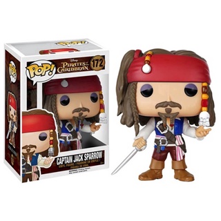 Pop Funko 172 Pirates Of The Caribbean Jack Sparrow Vinyl Mô hình Hình đồ chơi