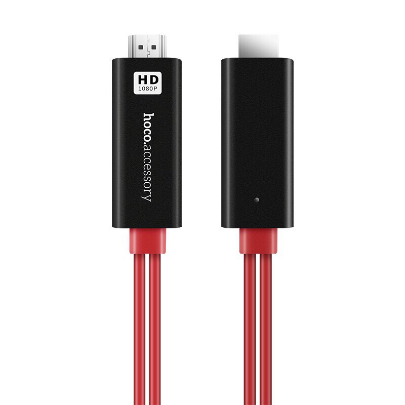 Cáp HDMI Cổng Lightning Cho IPhone IPad - Chất lượng 1080P - Hoco UA4  - Bảo Hành 12 tháng Giá rẻ nhất shopee 2020