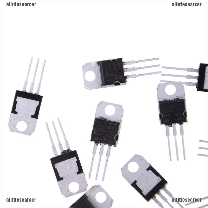 Bộ 10 linh kiện điều chỉnh điện áp IC L7805Cv L7805 To-220 5V chuyên dụng