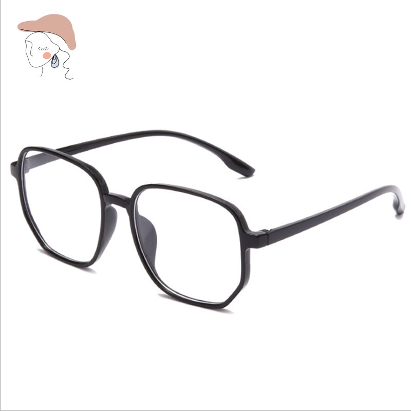 Kính Cận Trong Suốt Chống Bức Xạ Ánh Sáng Xanh Kiểu Hàn Quốc Cho Nữ