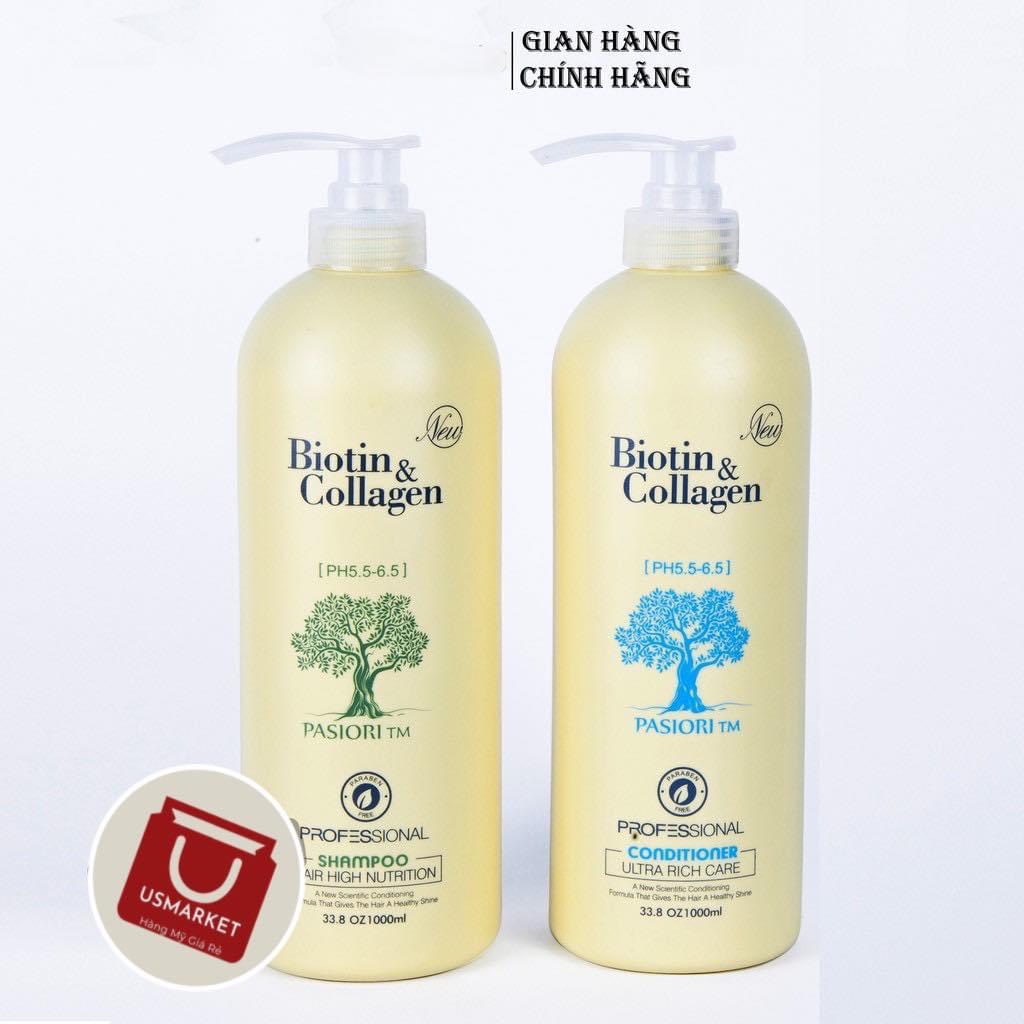  [MUA 1 TẶNG 1] Cặp 2 Dầu gội xả phục hồi và kích thích mọc tóc Biotin & Collagen | BigBuy360 - bigbuy360.vn