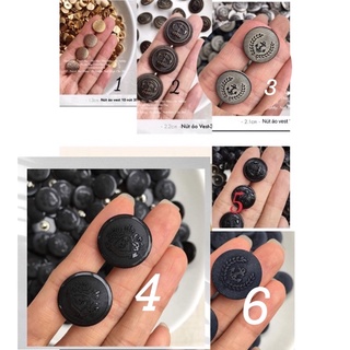 10 nút áo vest- nút kim loại nam nữ- cúc áo