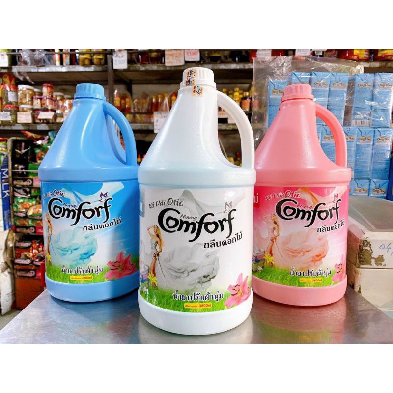Nước xả vải Otic hương Comfort can 3.8 lít - nước xả quần áo thơm lâu bền vải