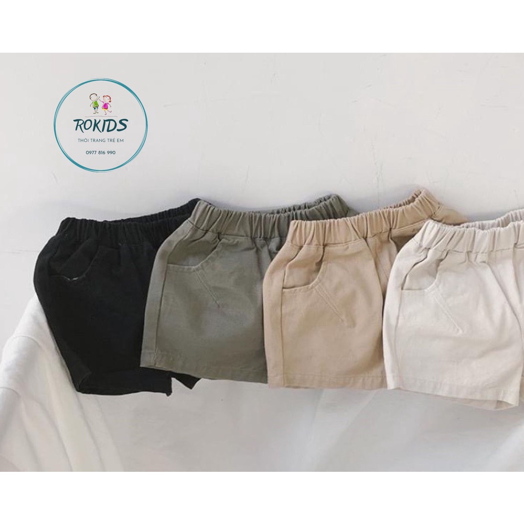 QUẦN ĐÙI BÉ TRAI, QUẦN KAKI NGẮN HÀN QUỐC